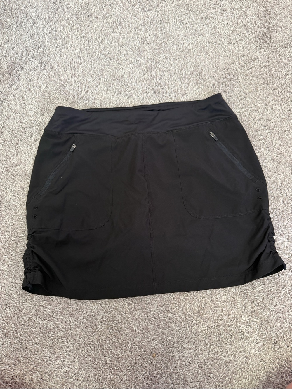 Kyodan Black Active Mini Skort with Zip Pockets